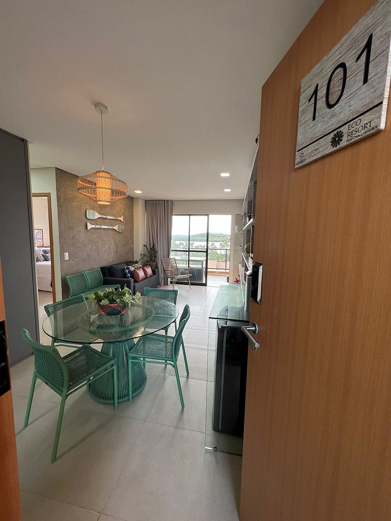 Apartamento de 2 habitaciones en Eco Resort Carneiros