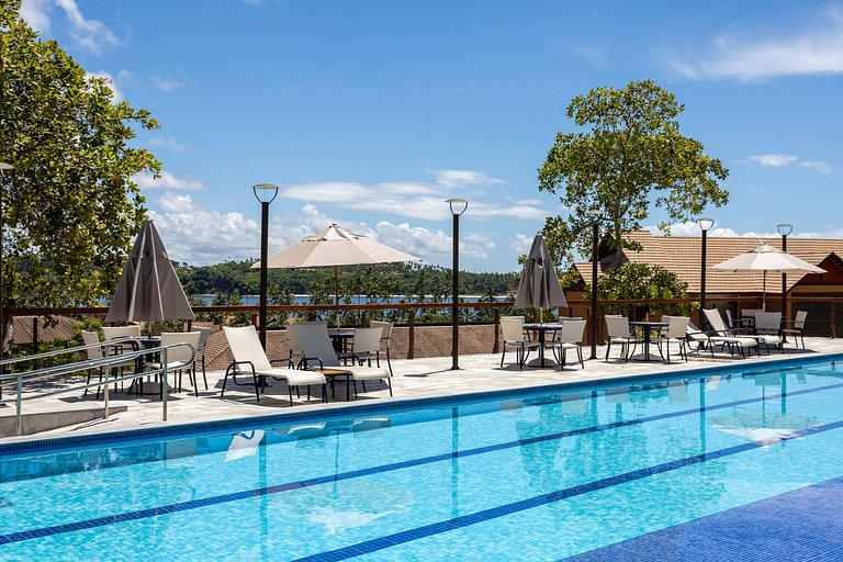 Flat vista piscina Eco Carneiros - EM07