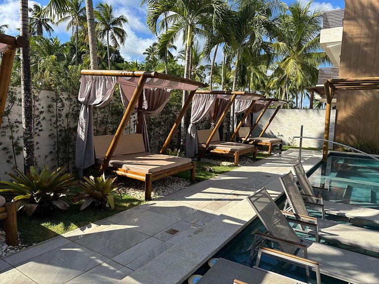 Apartamento 3 quartos com piscina Amura Carneiros