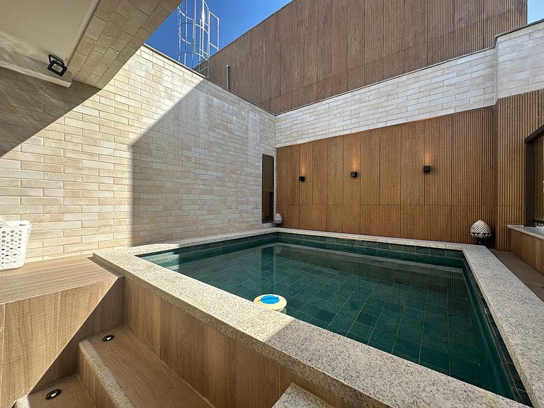 Apartamento 3 quartos com piscina Amura Carneiros