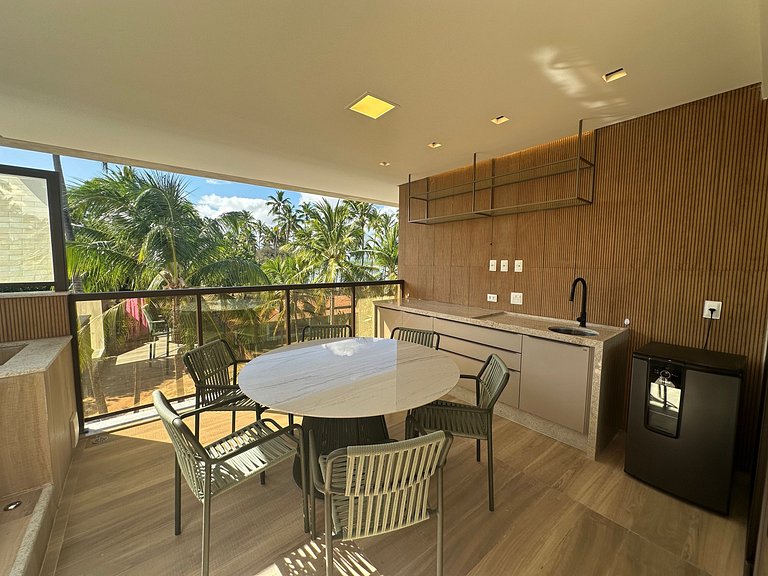 Apartamento 3 quartos com piscina Amura Carneiros