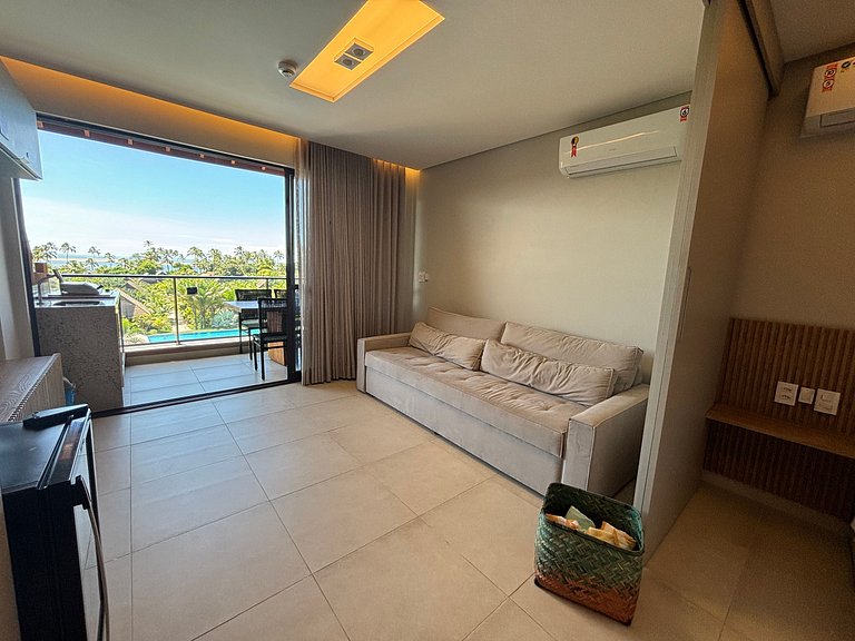 Flat 1 Suíte na Praia dos Carneiros - PC204