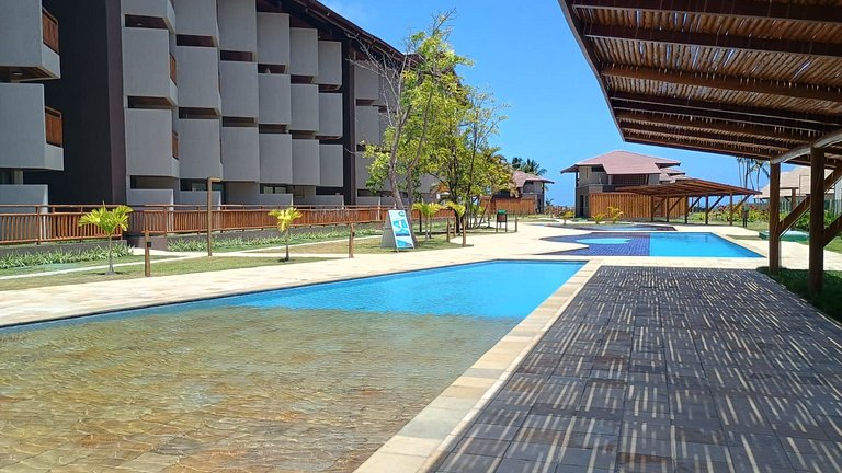 Flat de 1 quarto Pé na areia - Carneiros Atlantico