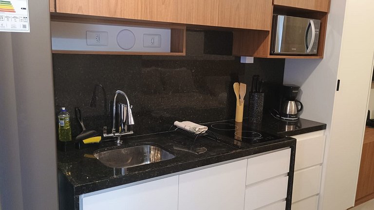 Flat de 1 quarto beira mar Atlantico Carneiros