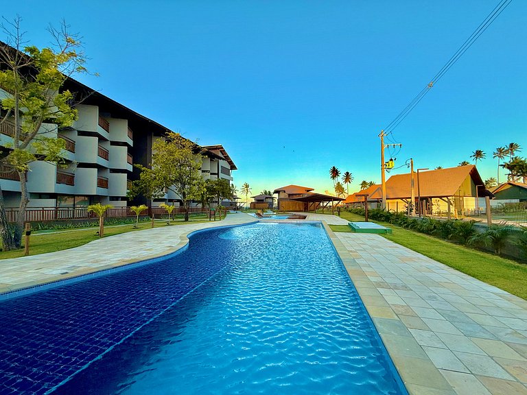 Flat de 1 quarto Pé na areia - Carneiros Atlantico