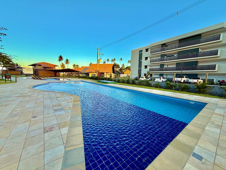 Flat de 1 quarto Pé na areia - Carneiros Atlantico