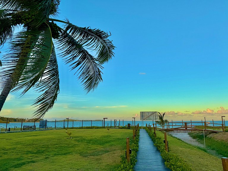 Flat de 1 quarto Pé na areia - Carneiros Atlantico