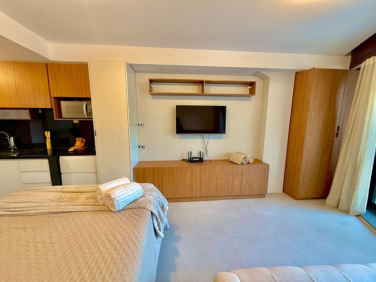 Flat de 1 quarto Pé na areia - Carneiros Atlantico