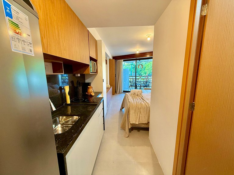 Flat de 1 quarto Pé na areia - Carneiros Atlantico