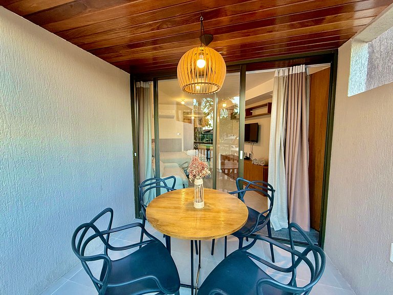 Flat de 1 quarto Pé na areia - Carneiros Atlantico