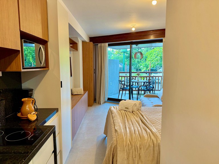 Flat de 1 quarto Pé na areia - Carneiros Atlantico