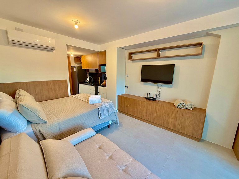 Flat de 1 quarto Pé na areia - Carneiros Atlantico