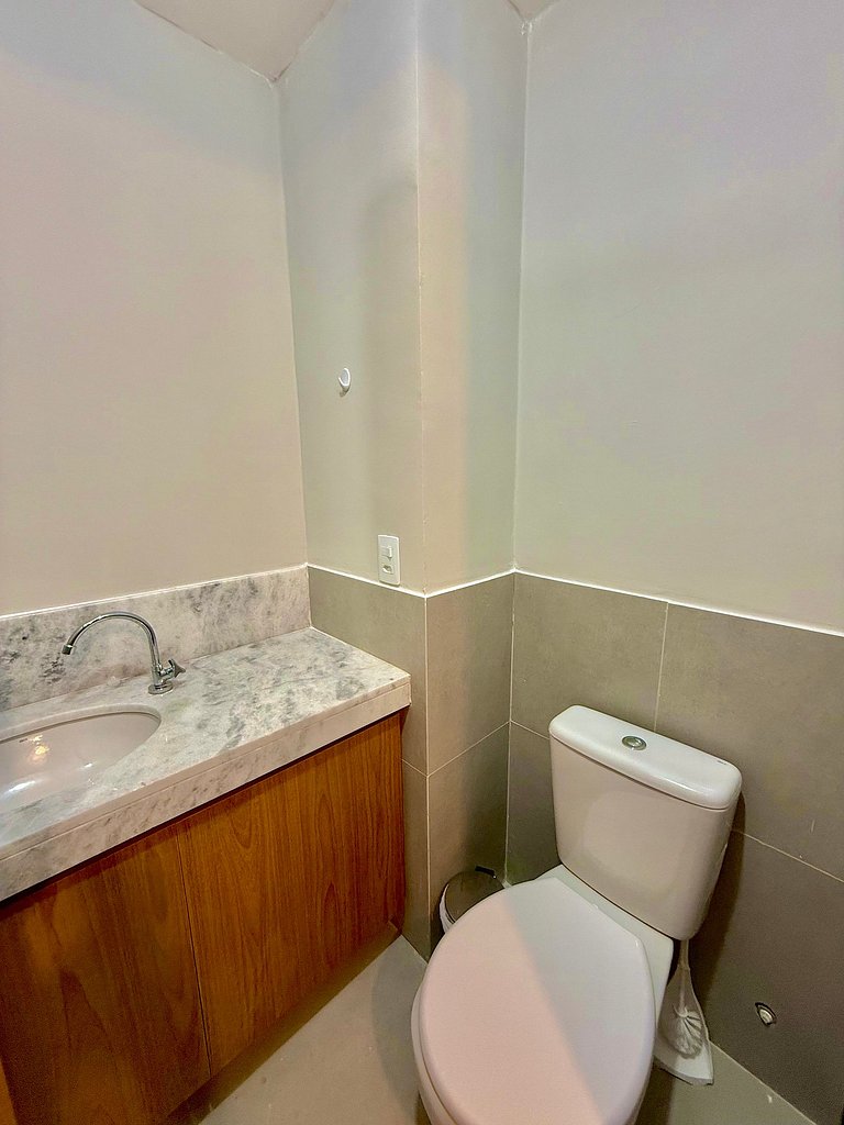 Flat de 1 quarto Pé na areia - Carneiros Atlantico