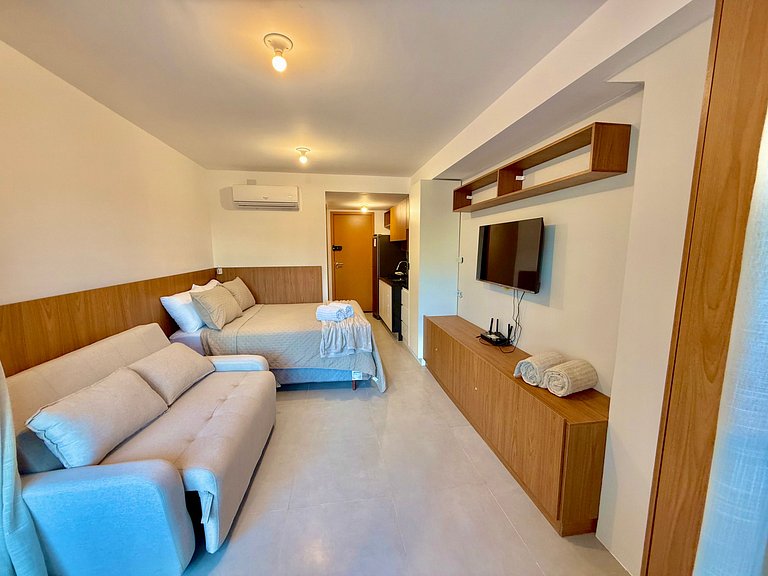 Flat de 1 quarto Pé na areia - Carneiros Atlantico