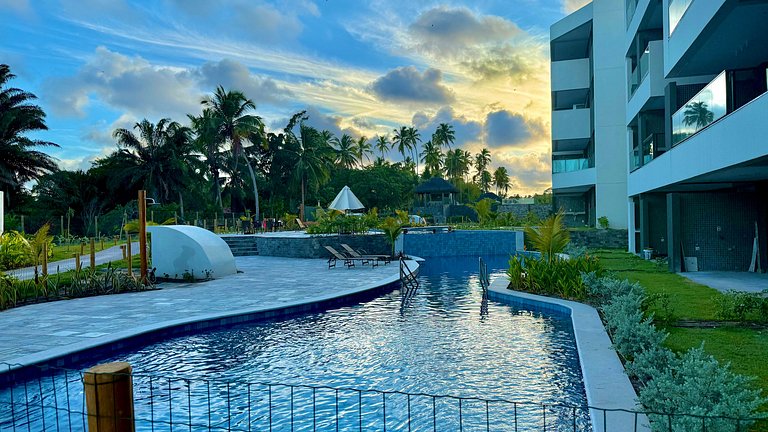 Flat frente piscina Galápagos Beach Residence