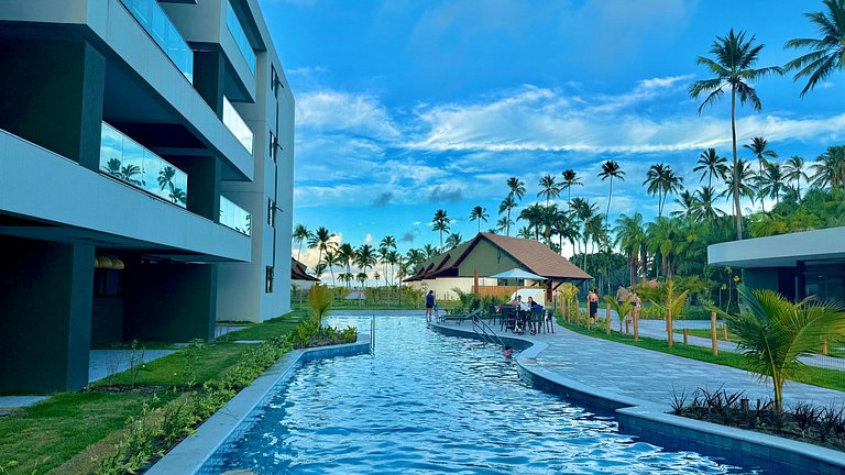 Flat frente piscina Galápagos Beach Residence