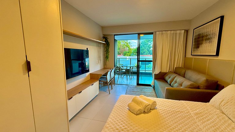 Flat frente piscina Galápagos Beach Residence