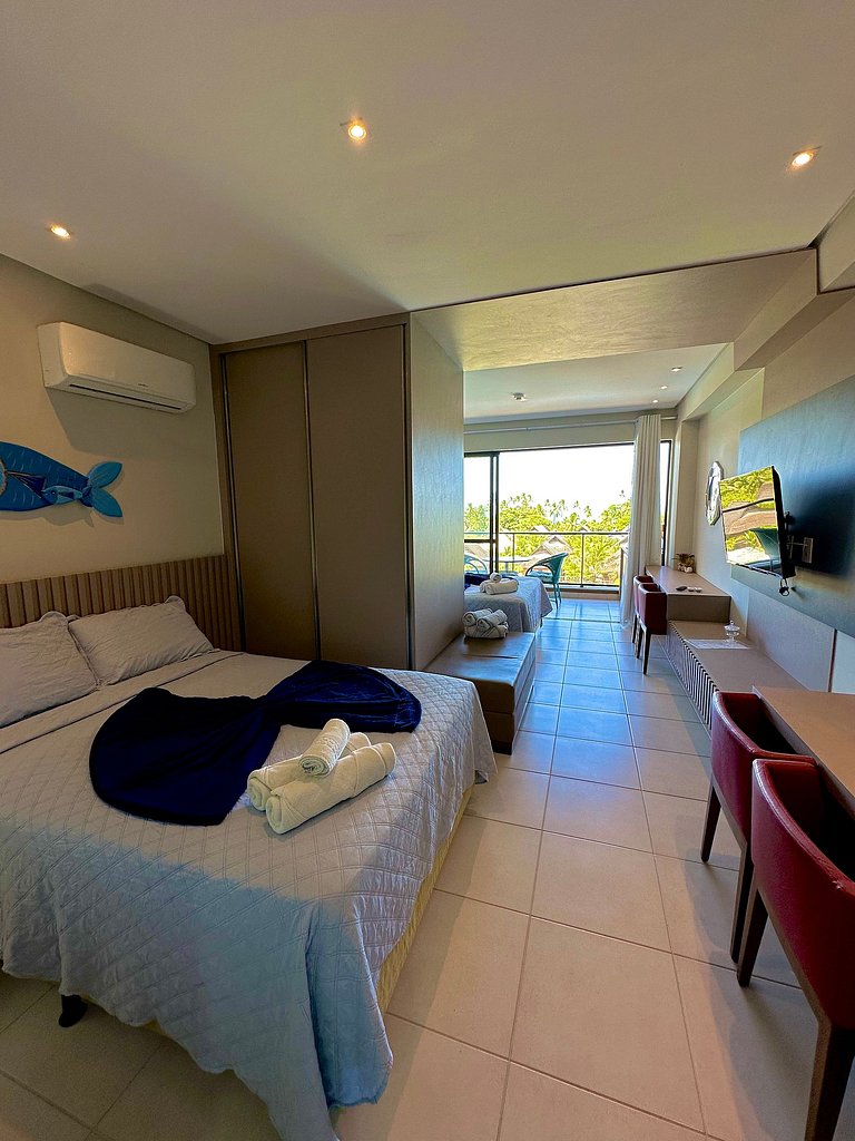 Flat Studio na Praia dos Carneiros - PC207
