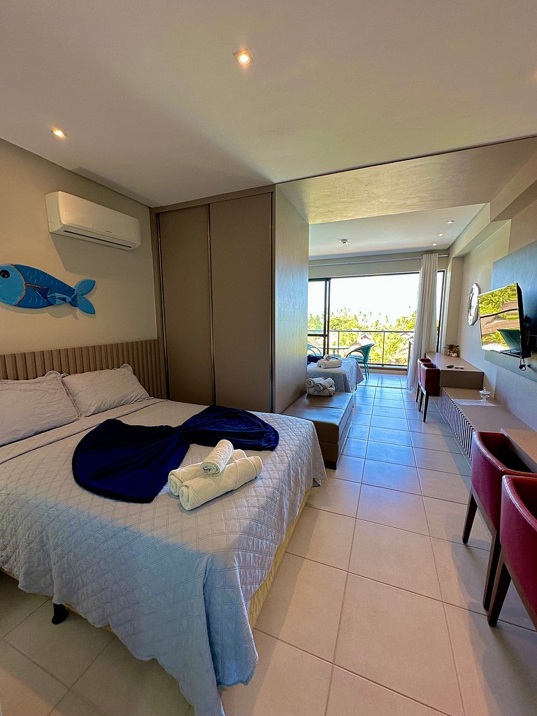 Flat Studio na Praia dos Carneiros - PC207