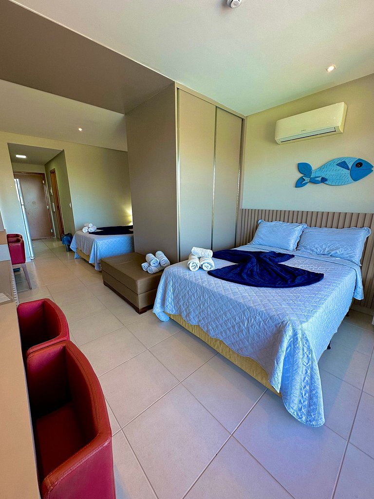 Flat Studio na Praia dos Carneiros - PC207