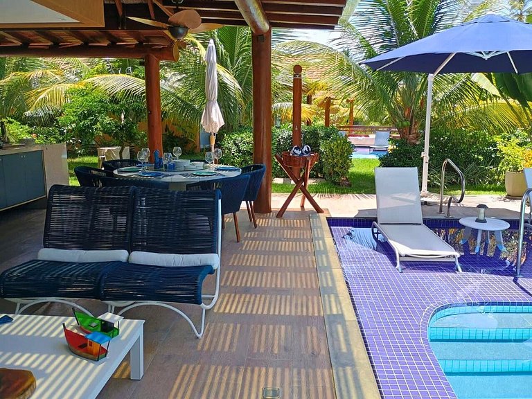 Bangalô 3 suite na Praia dos Carneiros - BG50