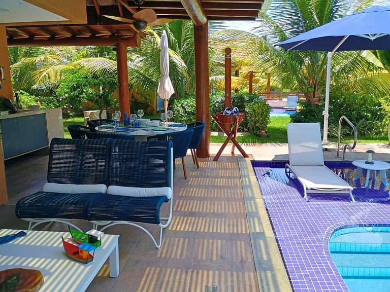 Bangalô 3 suite na Praia dos Carneiros - BG50